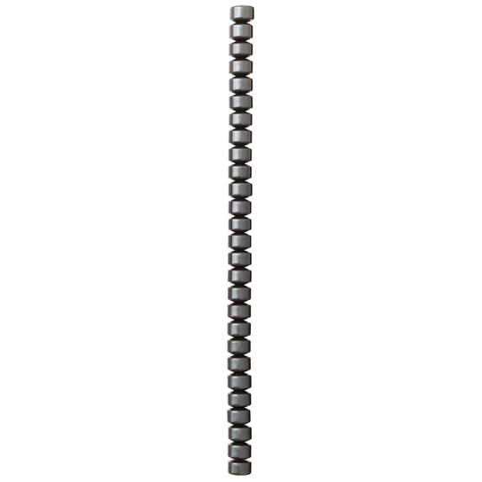 12 Pack: Hematite Rondelle Beads, 8mm by Bead Landing™